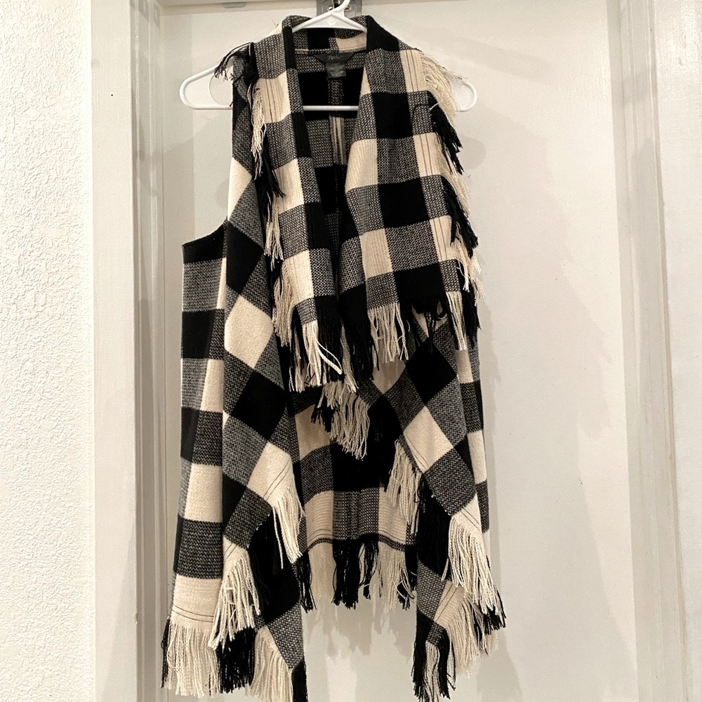 Plaid Vest Jacket